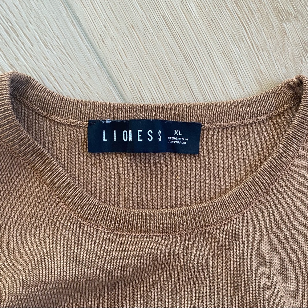 LIONESS - MILITARY MINDS DRESS IN TAN - Picture 3 of 3